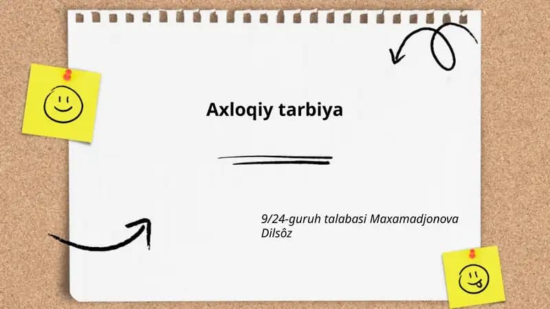 Axloqiy tarbiya