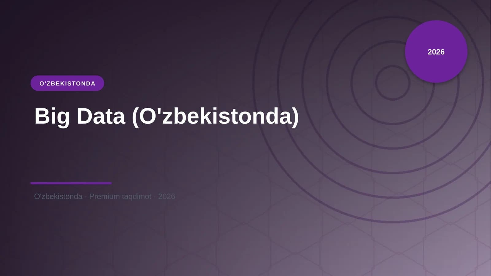 Big Data (O'zbekistonda)