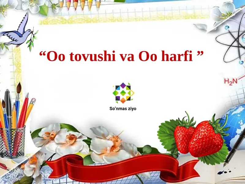 Oo tovushi va Oo harfi