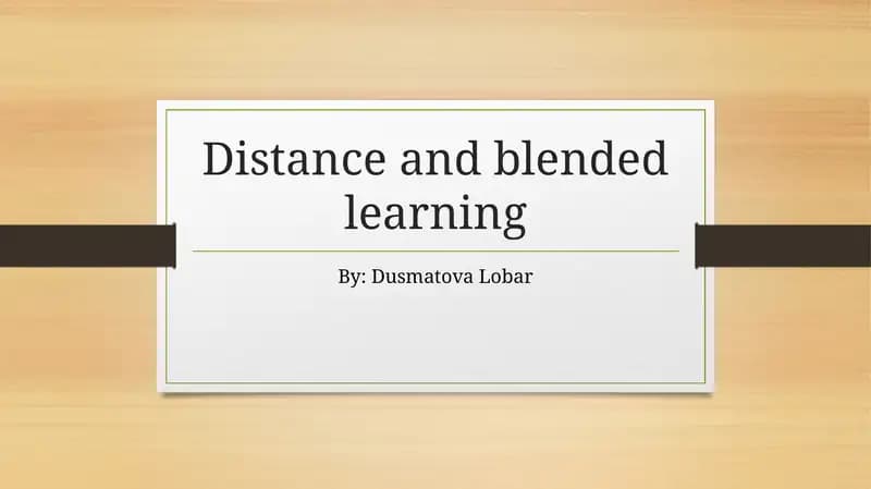 Evolution of Distance Education