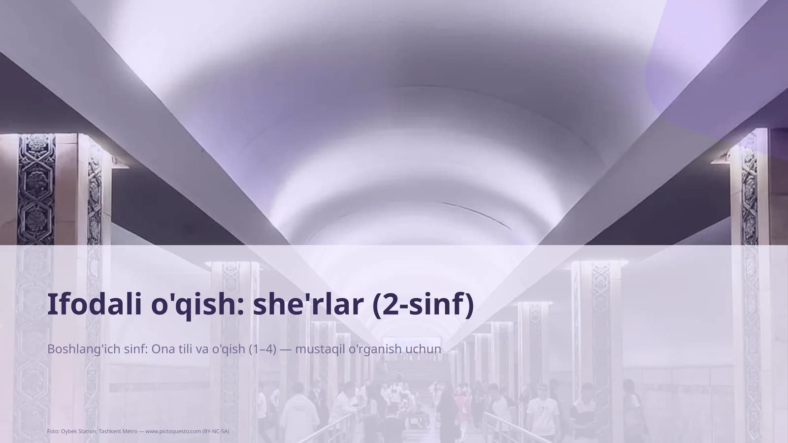 Ifodali o'qish: she'rlar (2-sinf)
