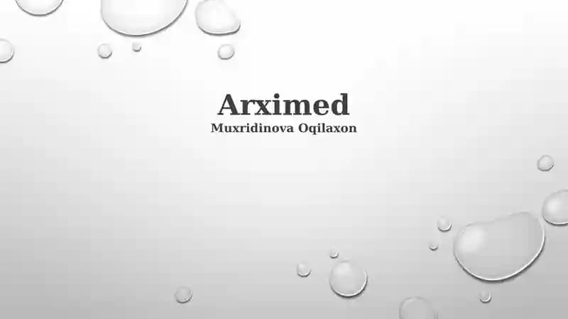 Arximed