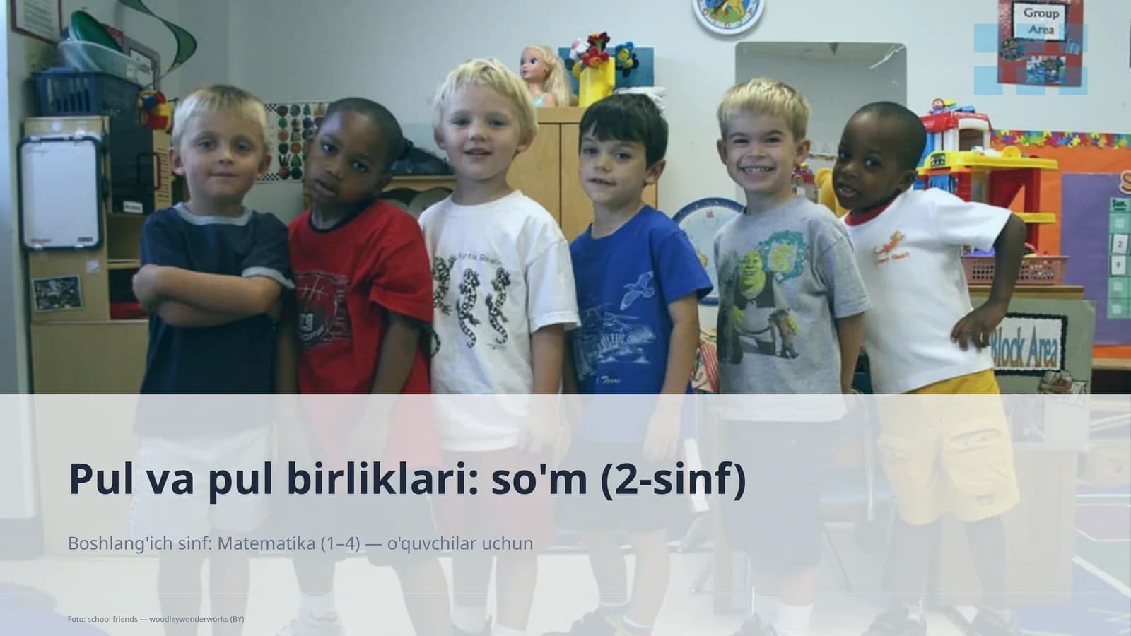 Pul va pul birliklari: so'm (2-sinf)