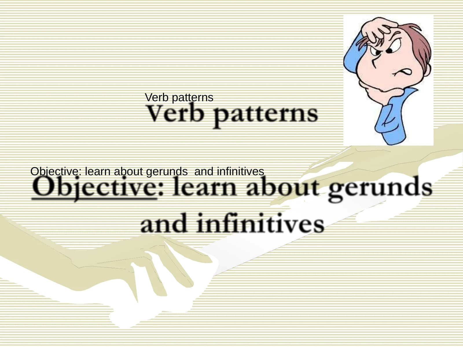 Verb patterns