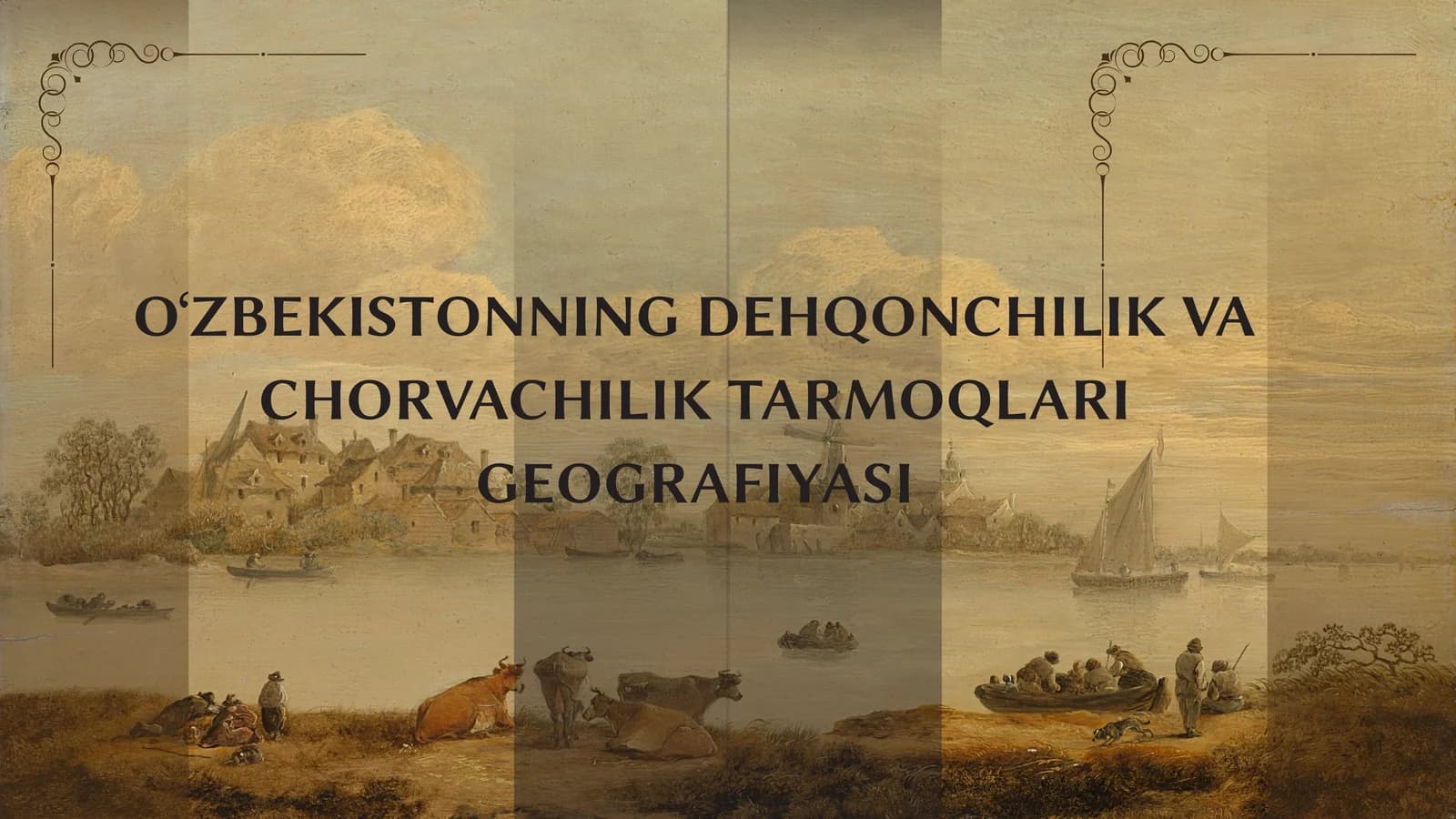 Oʻzbekiston qishloq xoʻjaligi (19ta slayd)