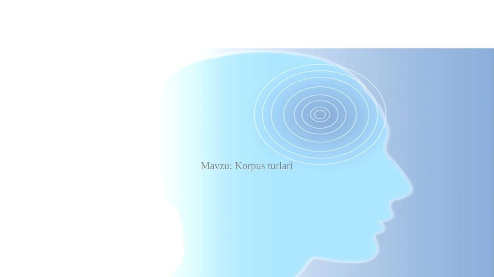 Korpus turlari