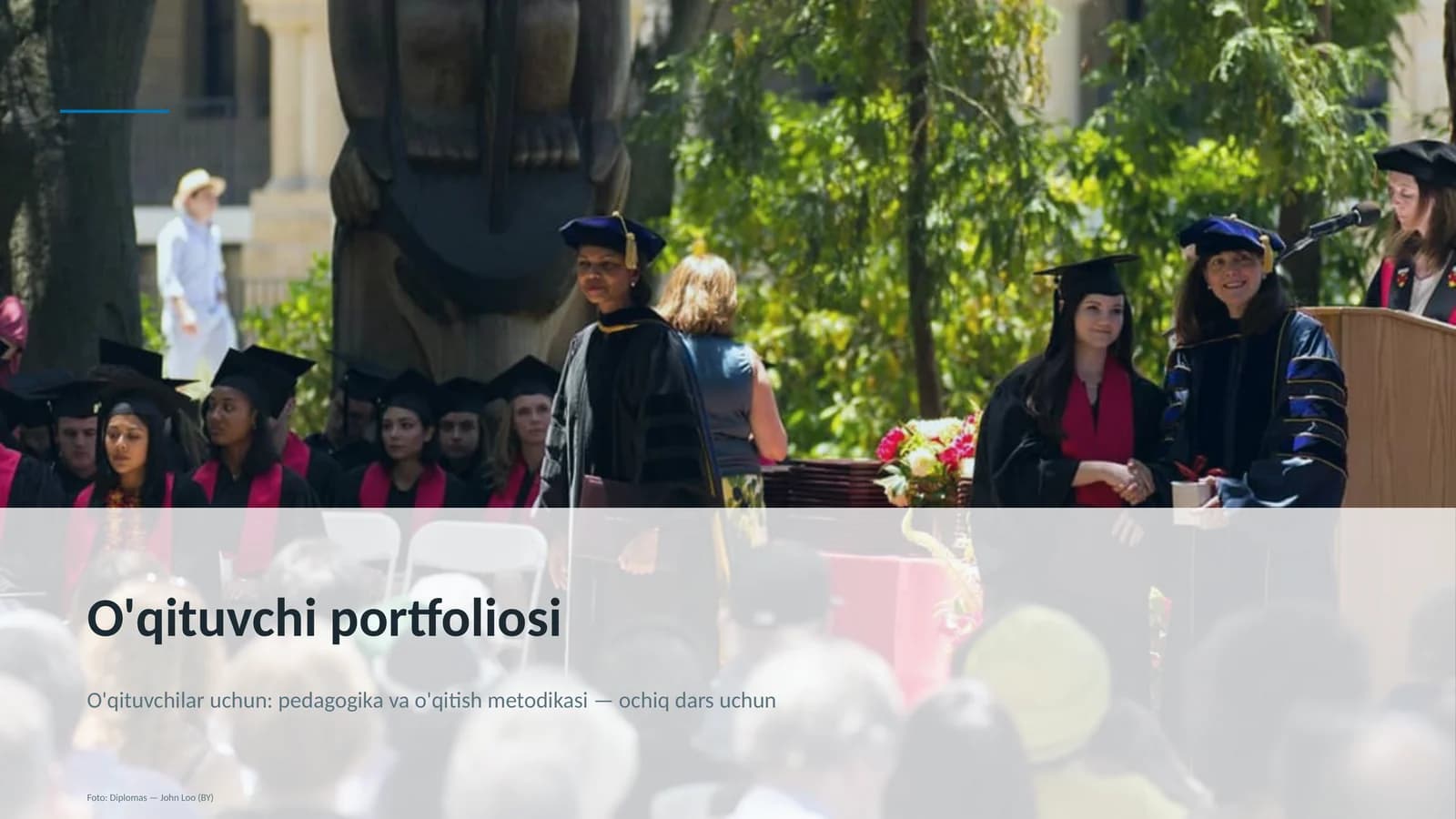 O'qituvchi portfoliosi