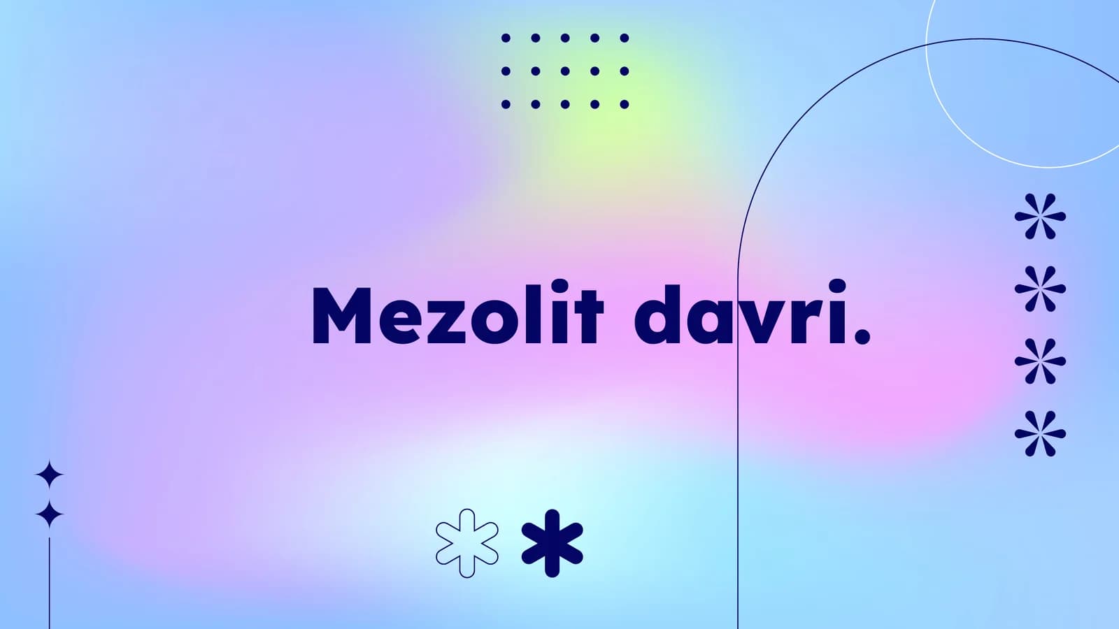 Mezolit davri