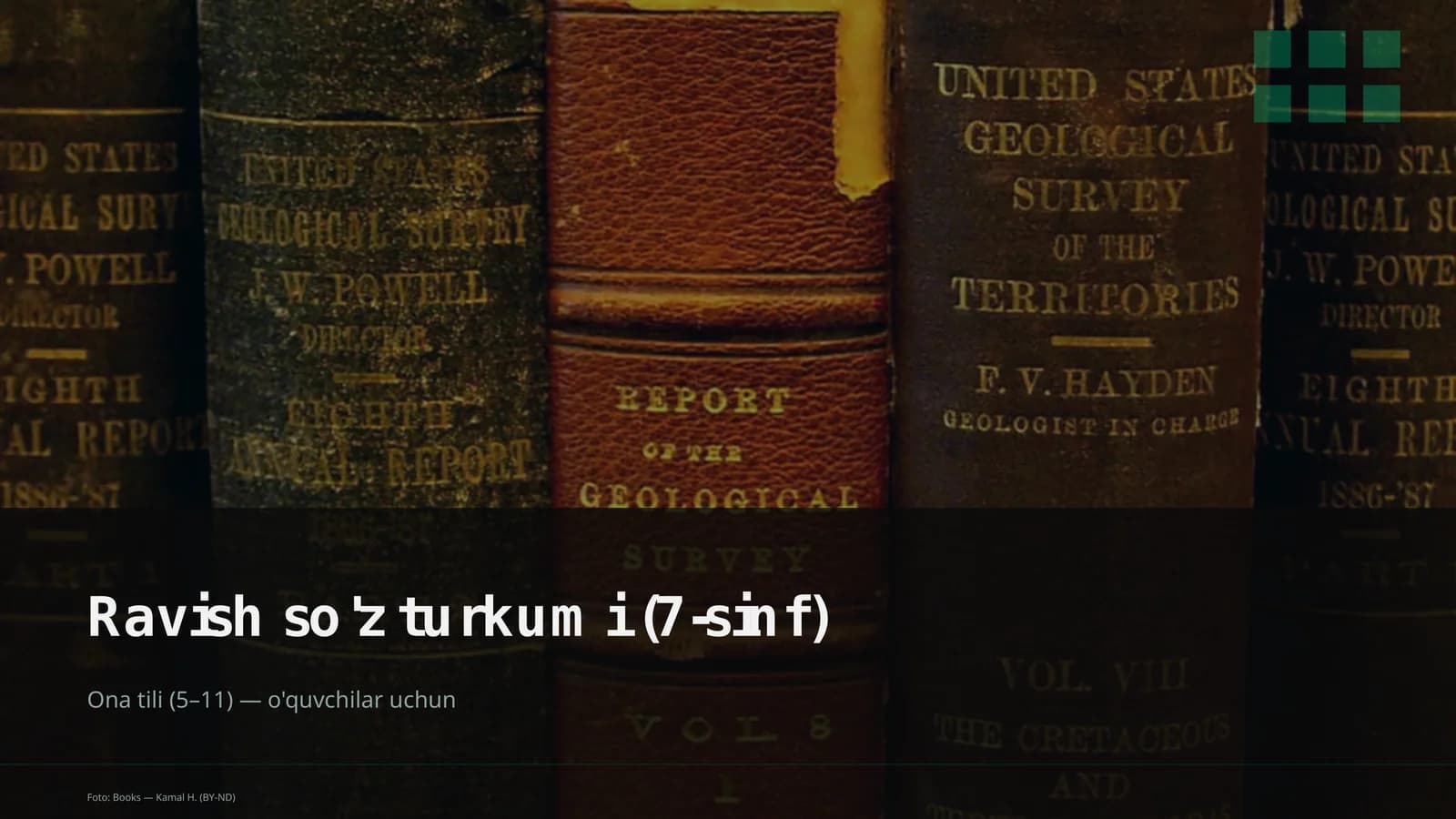 Ravish so'z turkumi (7-sinf)