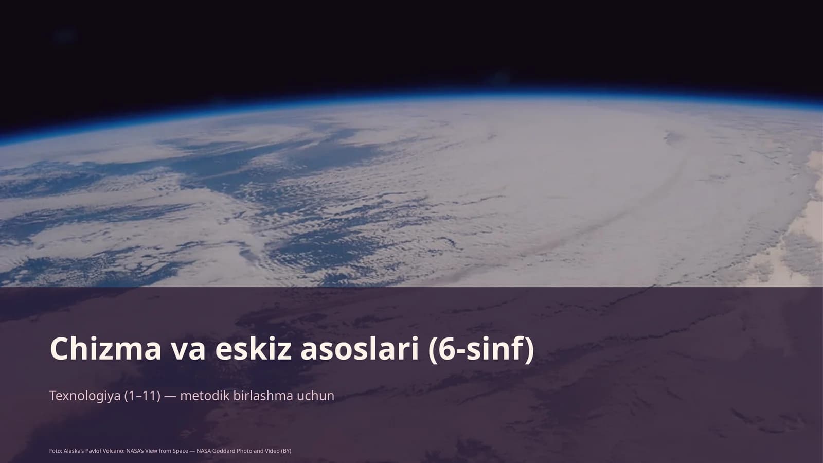 Chizma va eskiz asoslari (6-sinf)