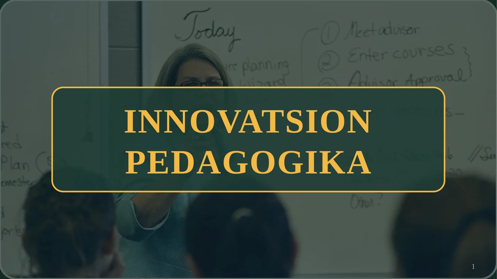Innovatsion Pedagogika