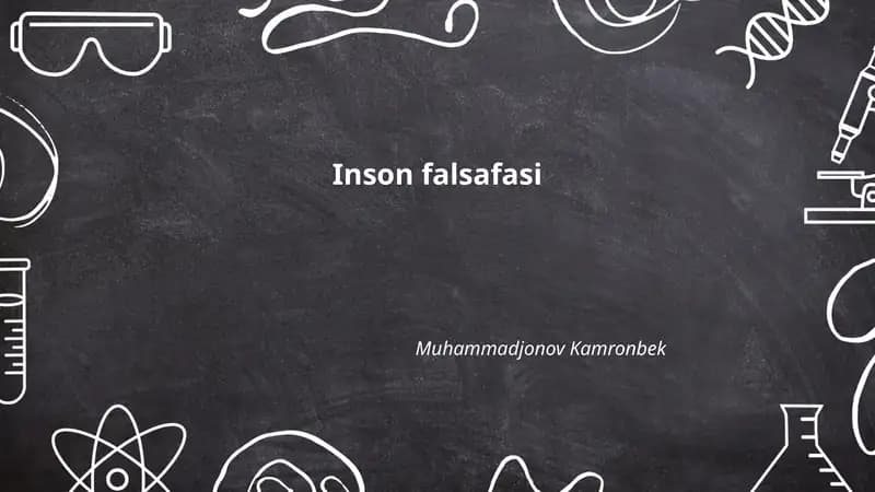 Inson Falsafasi