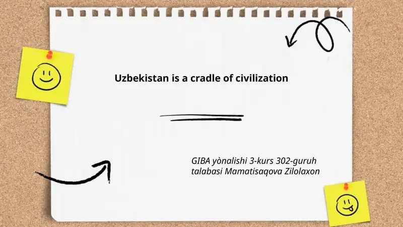 GIBA yònalishi 3-kurs 302-guruh talabasi Mamatisaqova Zilolaxon