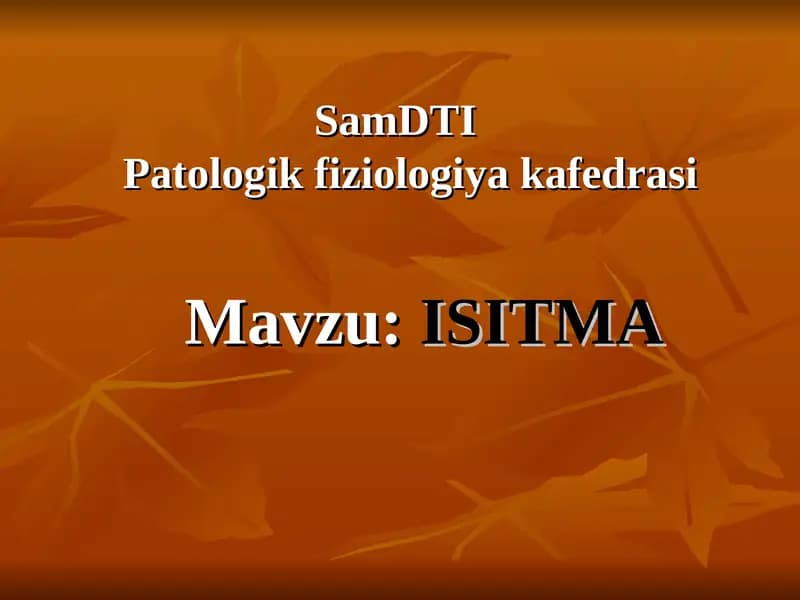 ISITMA