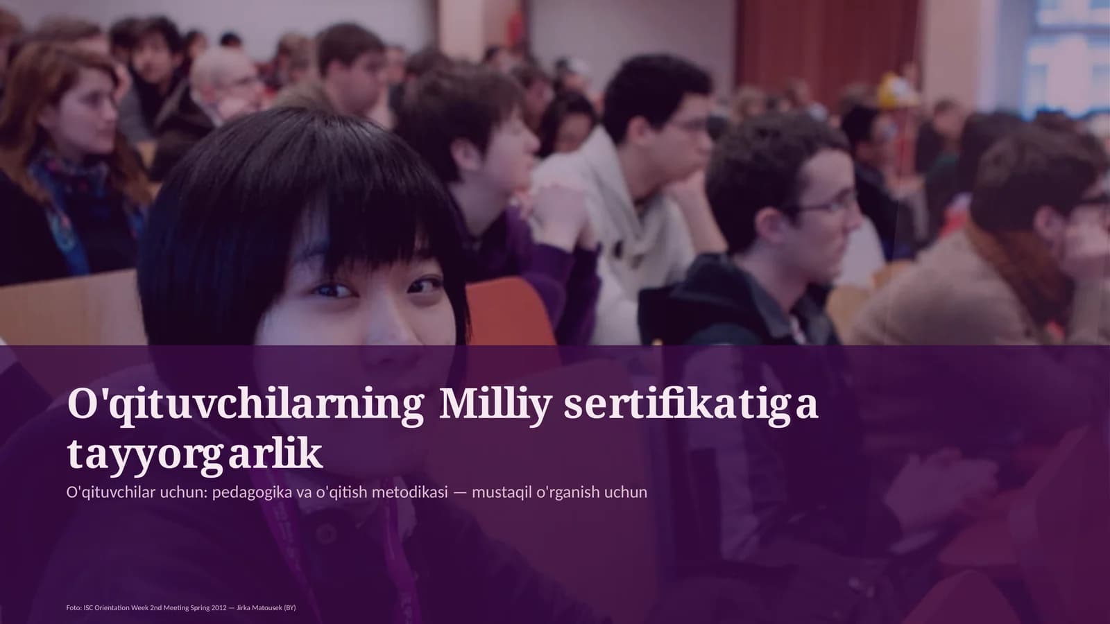 O'qituvchilarning Milliy sertifikatiga tayyorgarlik