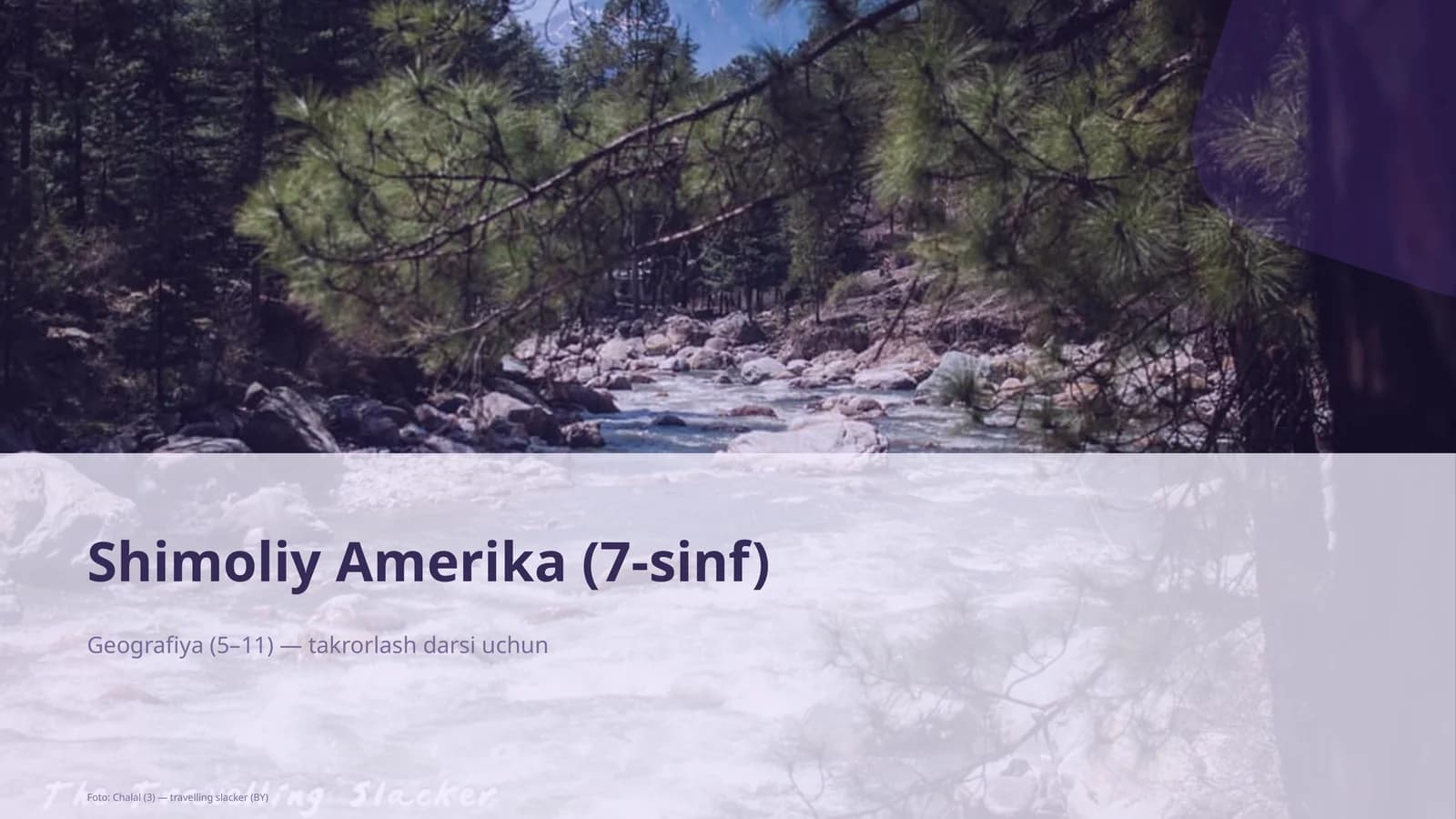 Shimoliy Amerika (7-sinf)