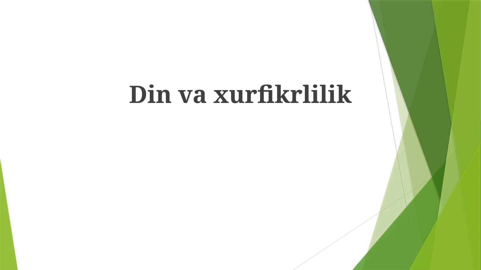Dinvaxurfikrlilik