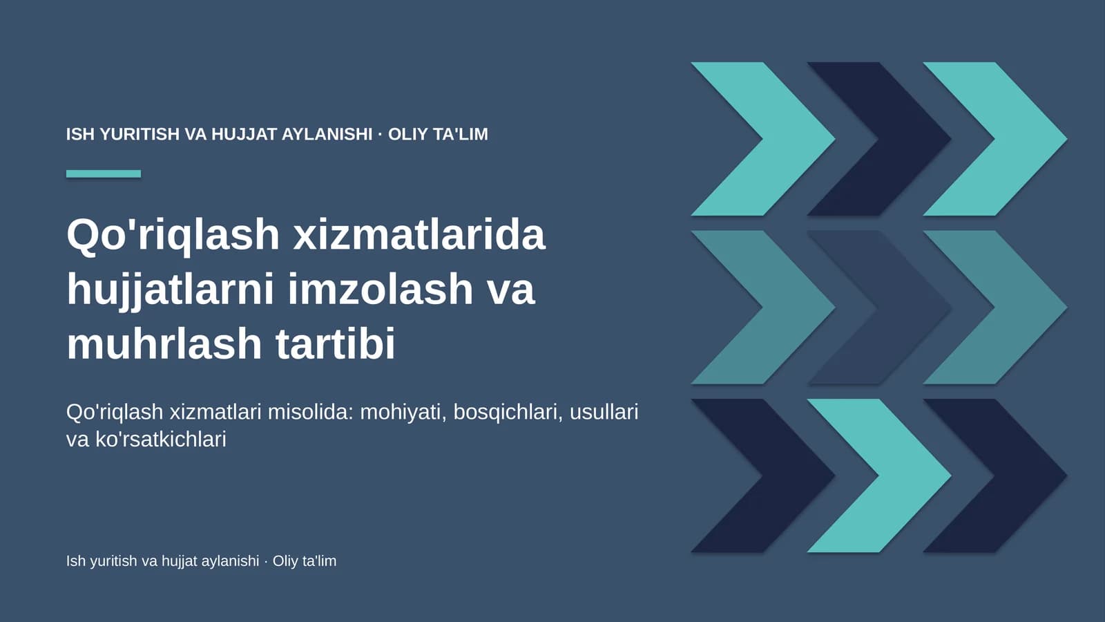 qo'riqlash xizmatlarida hujjatlarni imzolash va muhrlash tartibi 6961