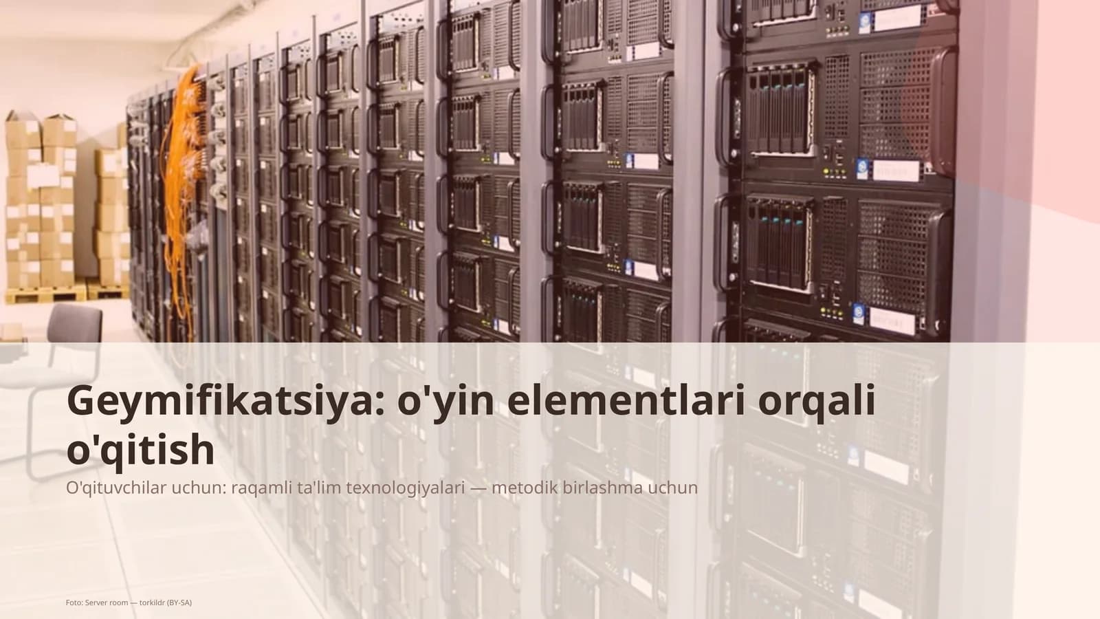 Geymifikatsiya: o'yin elementlari orqali o'qitish
