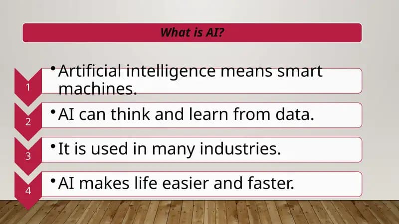 Artificial intelligence