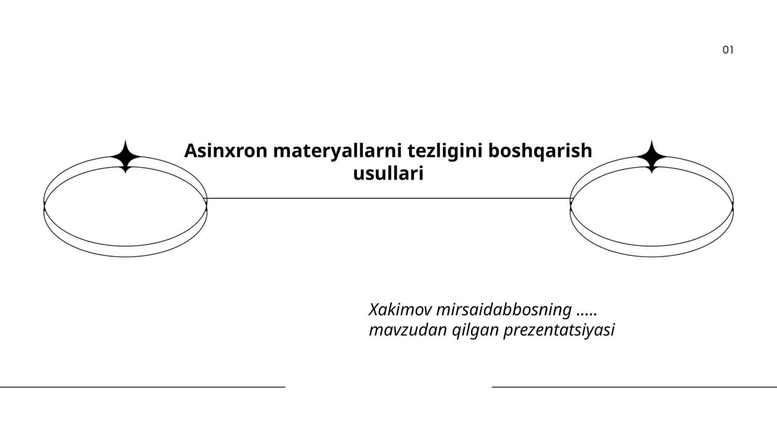 Asinxron materyallarni tezligini boshqarish usullari