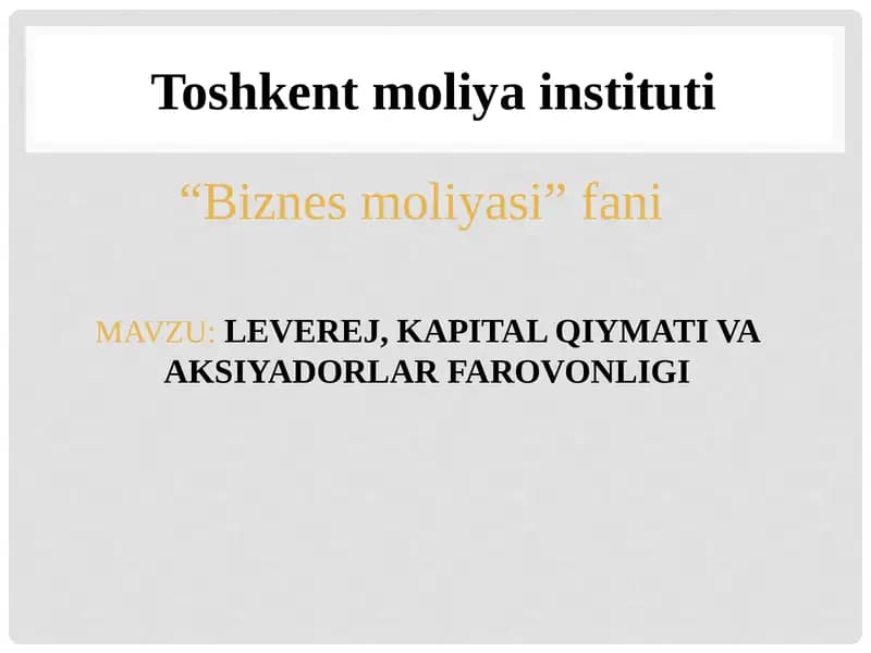 "Biznesmoliyasi"
