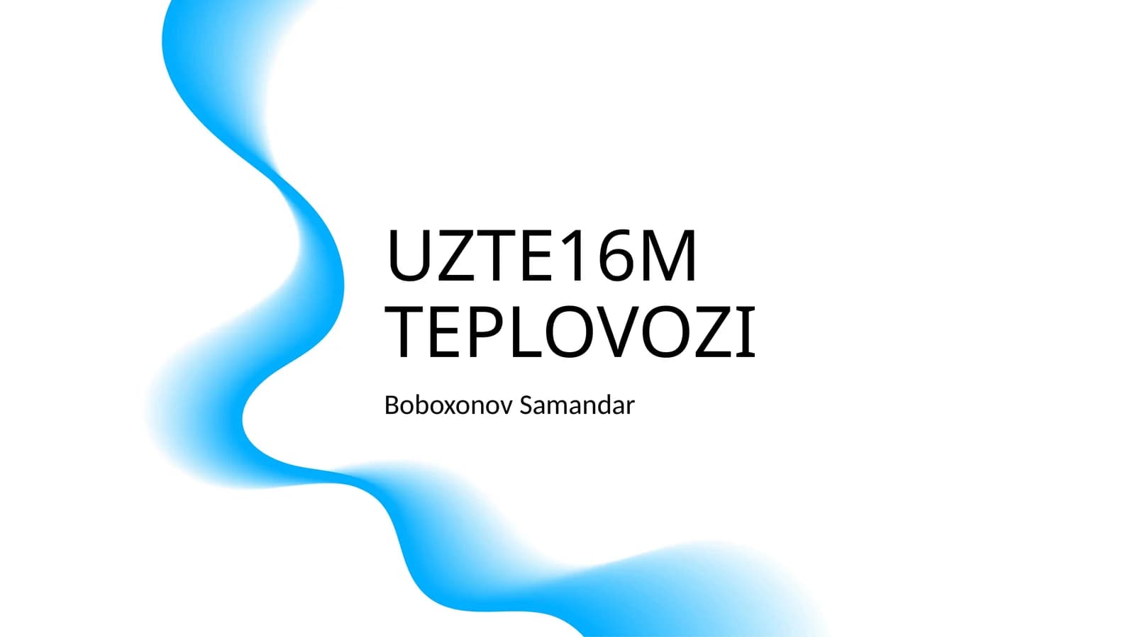 UZTE16M TEPLOVOZI