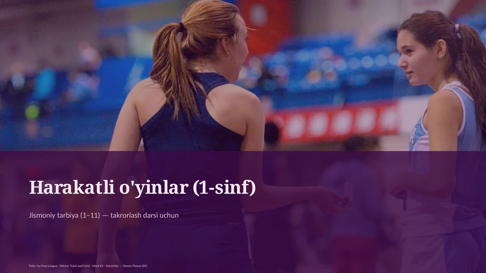 Harakatli o'yinlar (1-sinf)