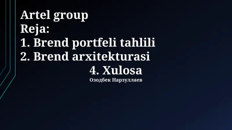 Artel group