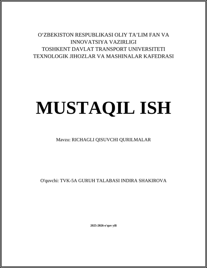 Richagli qisuvchi qurilmalar