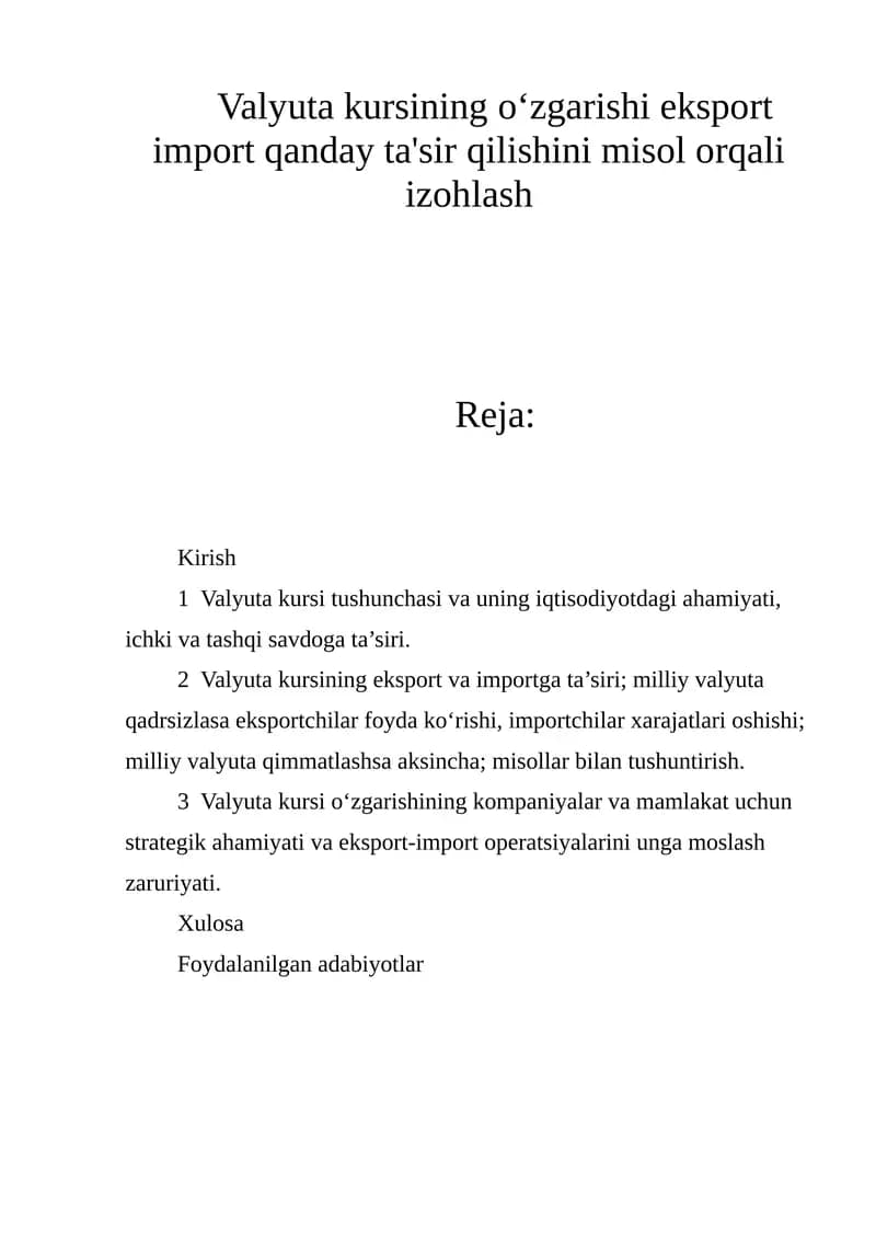 Valyuta kursi