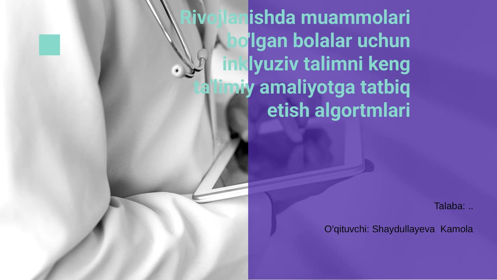 Inklyuziv talimning muammolari