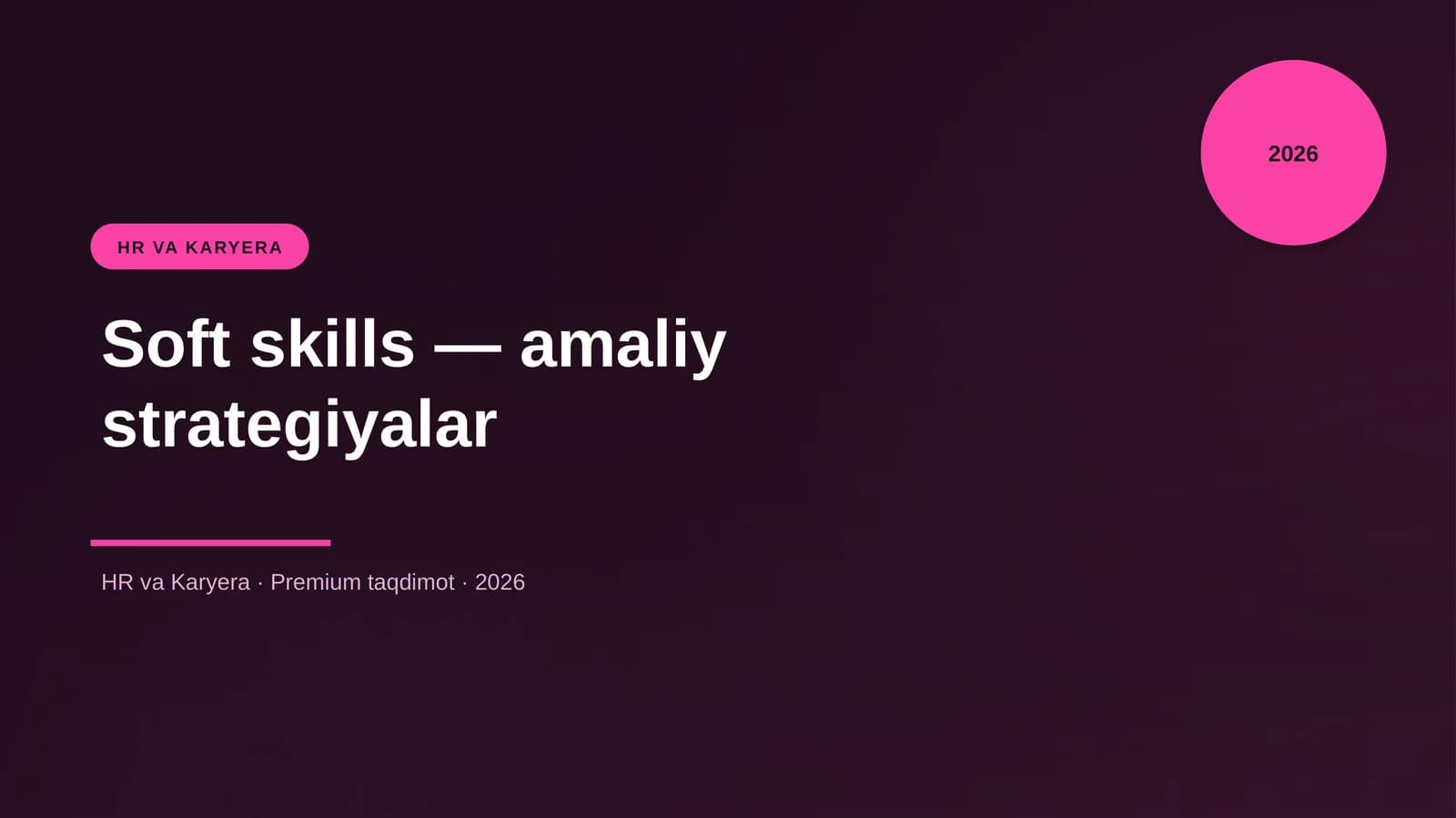 Soft skills — amaliy strategiyalar