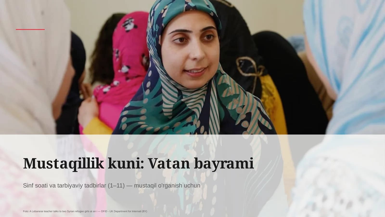 Sinf soati va tarbiyaviy tadbirlar