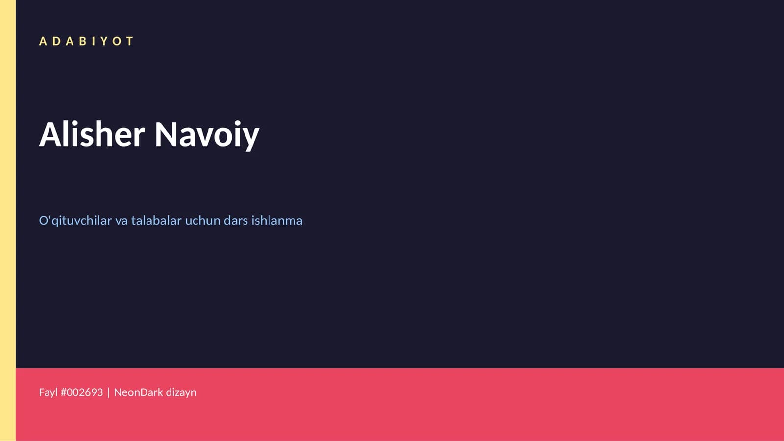 Alisher Navoiy