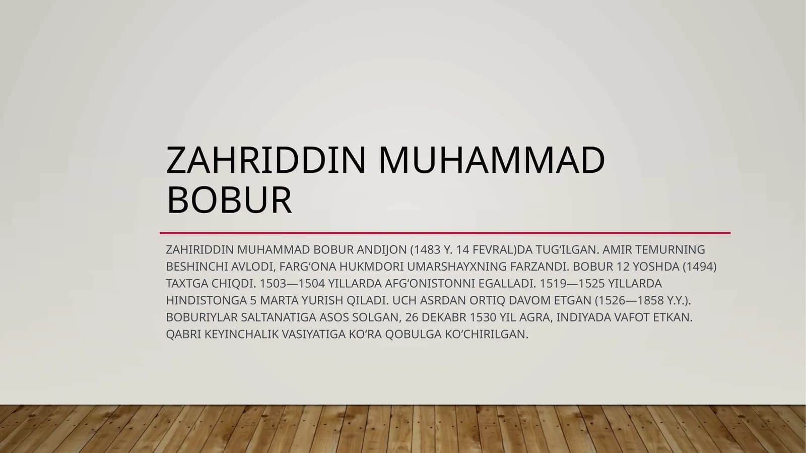 ZahriddinMuhammadbobur