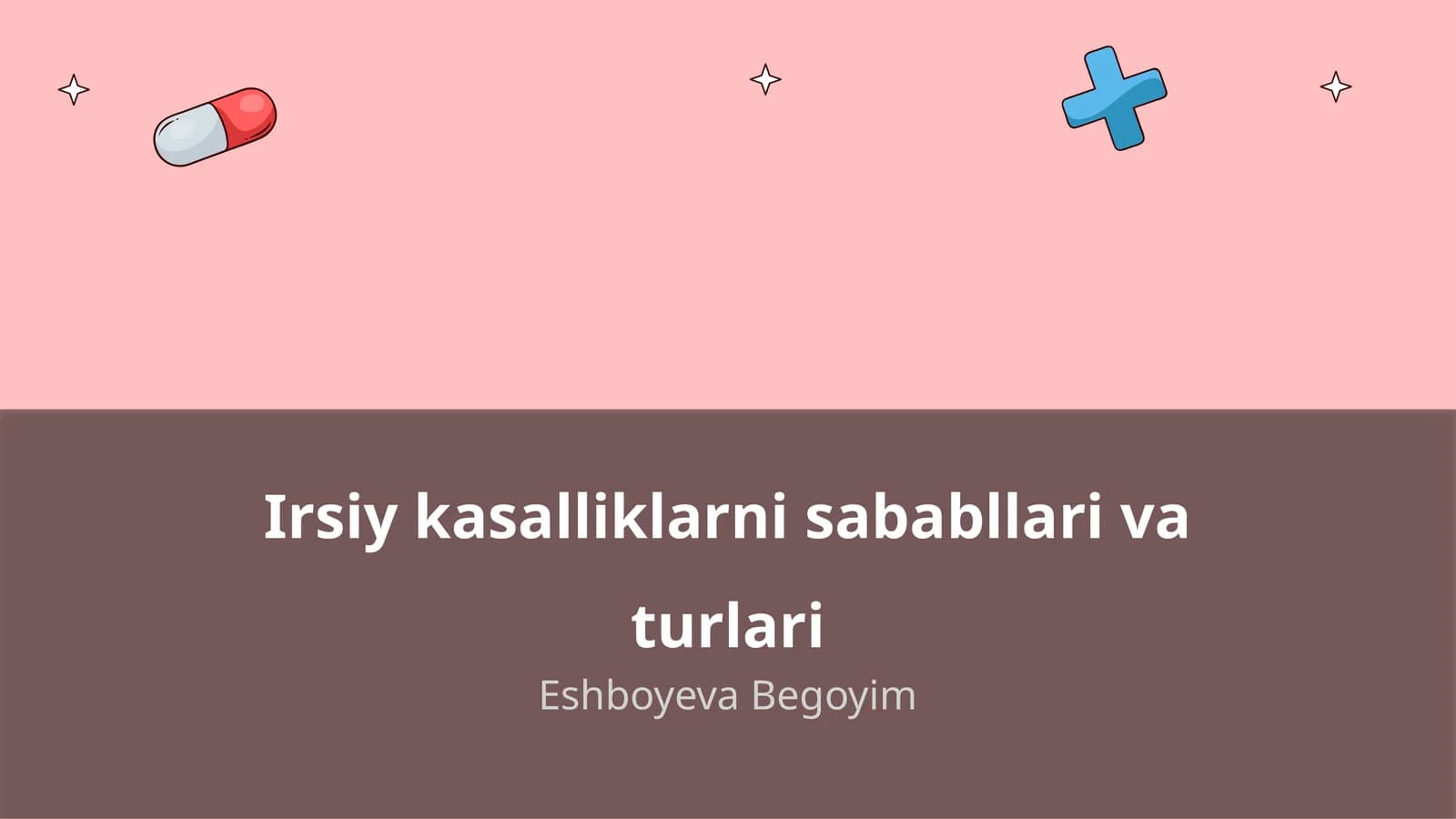 Irsiy kasalliklarni sababllari va turlari