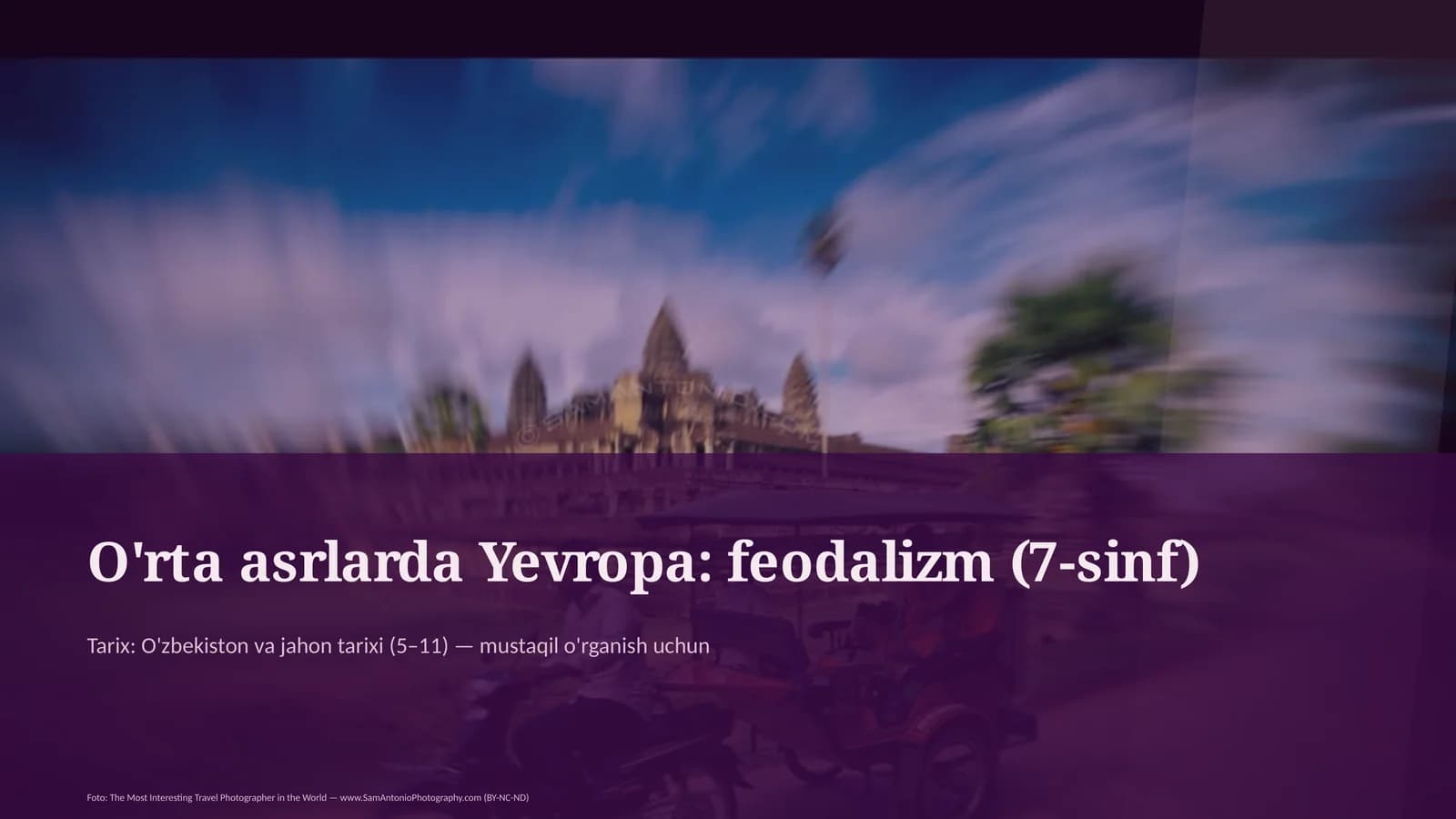 O'rta asrlarda Yevropa: feodalizm (7-sinf)