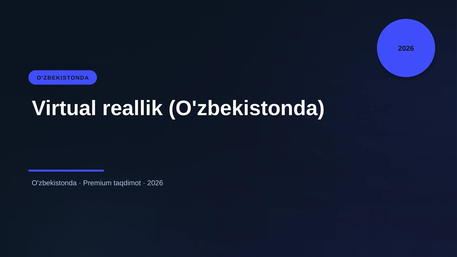 Virtual reallik (O'zbekistonda)
