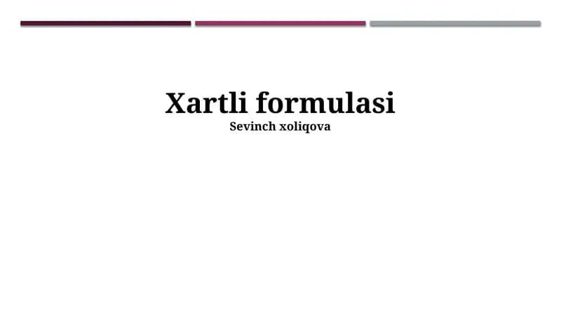 Parabolaning tenglamasi