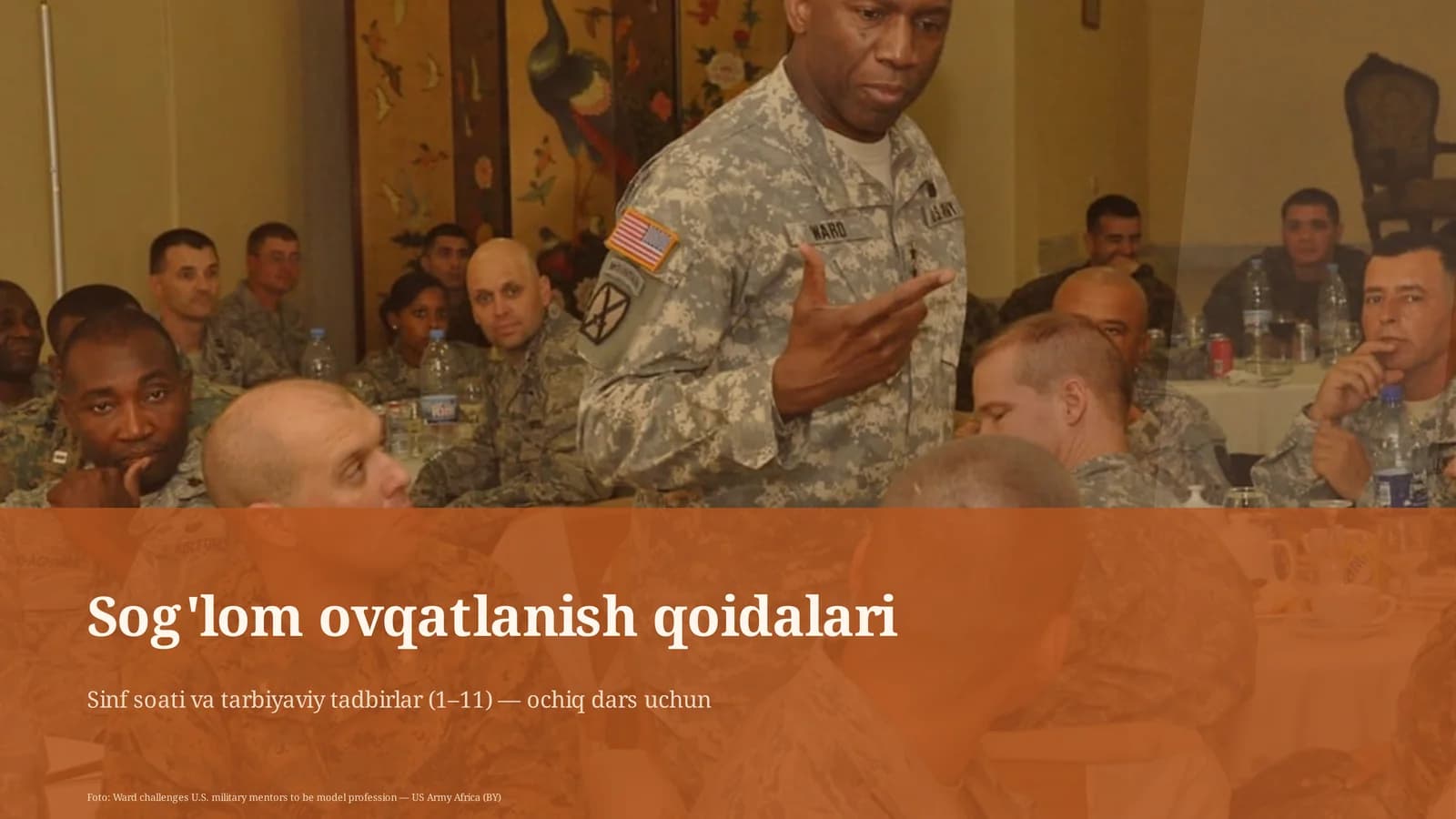 Sog'lom ovqatlanish qoidalari