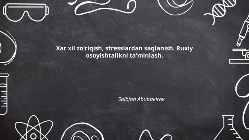 Stress boshqarish