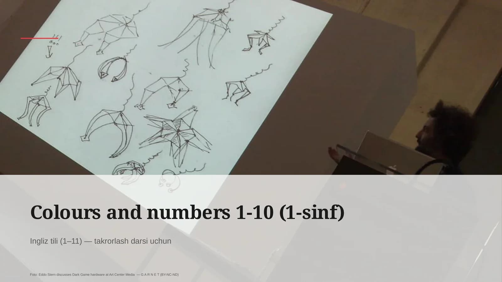 Colours and numbers 1-10 (1-sinf)