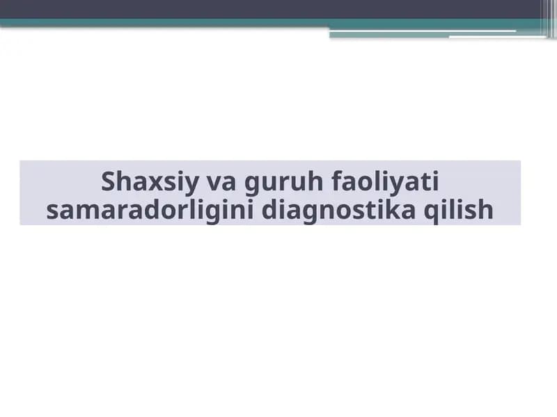 Pеdagogik tеxnologiyalar masalalari