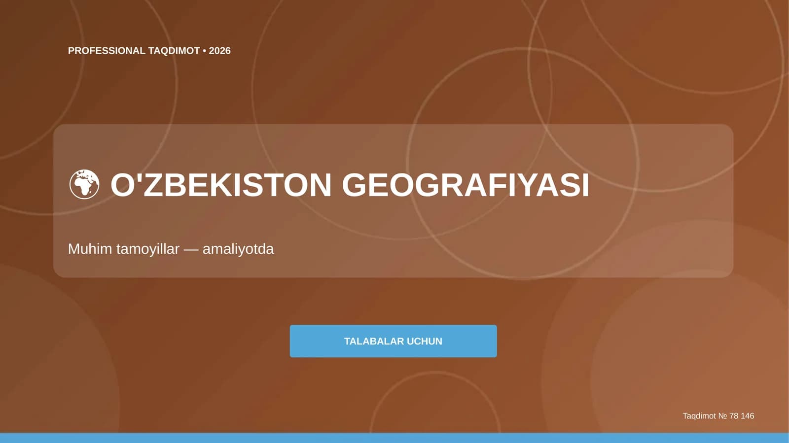 O'ZBEKISTON GEOGRAFIYASI