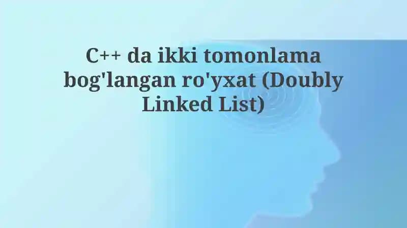 Doubly Linked List