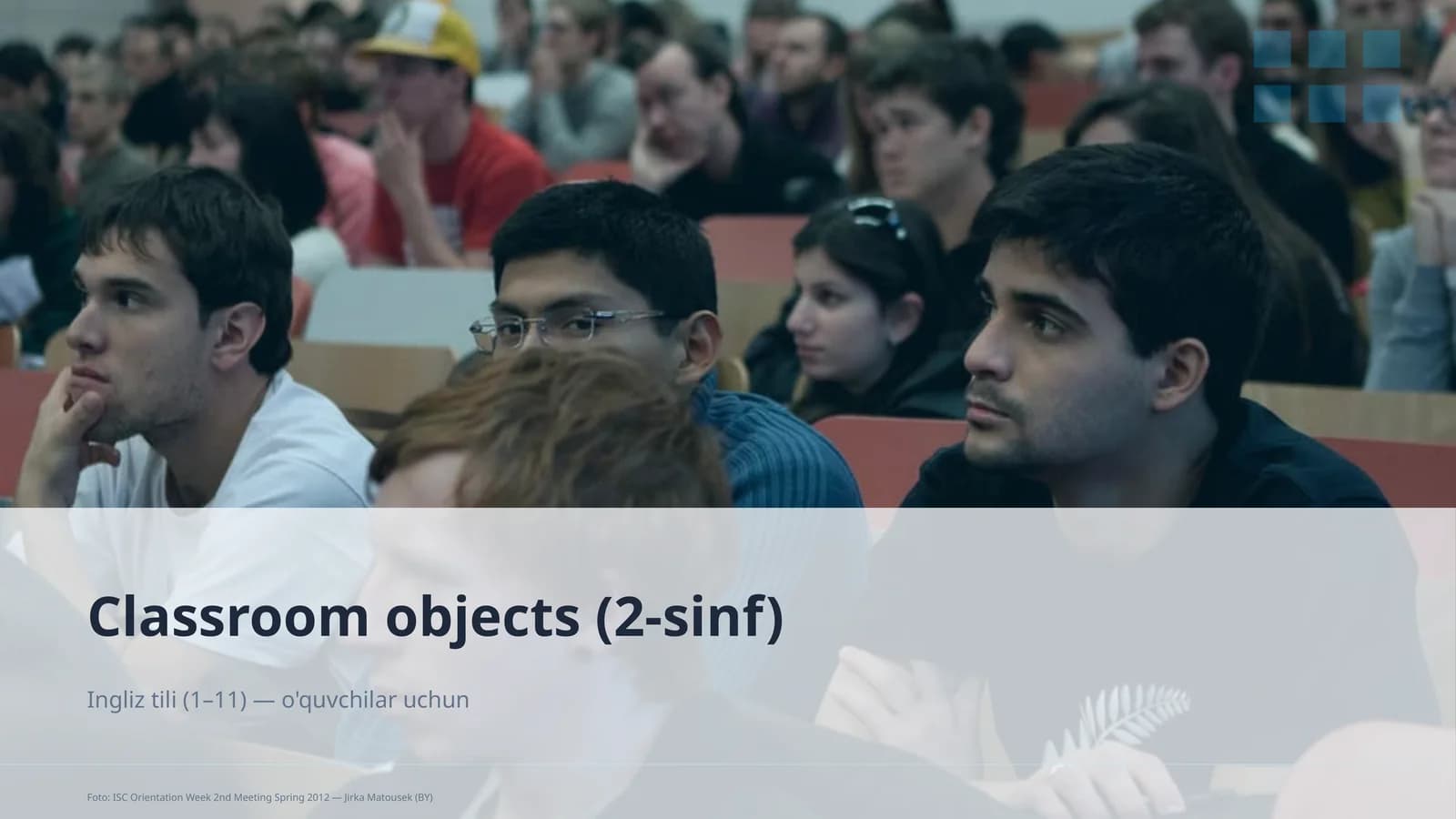 Classroom objects (2-sinf)