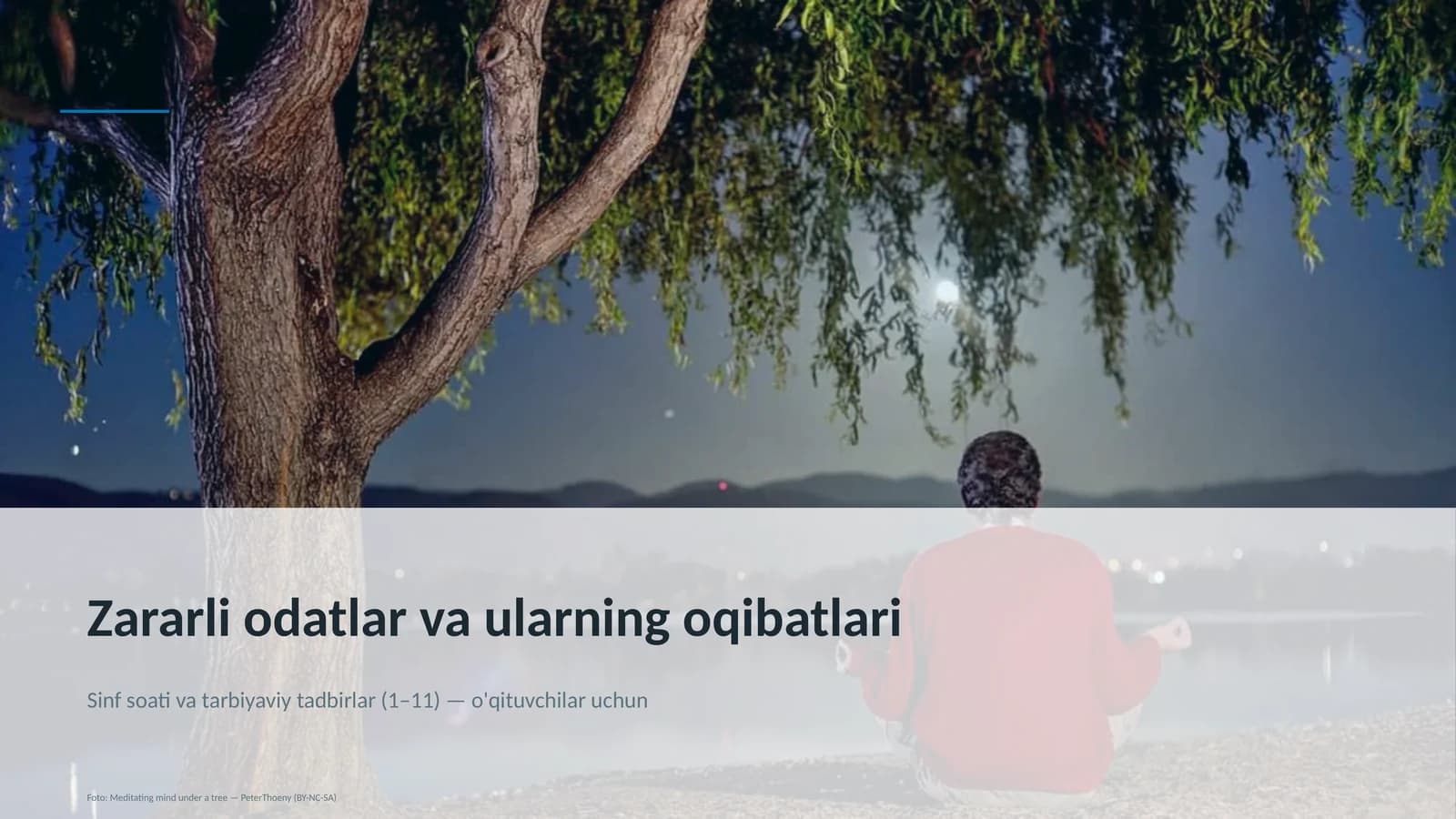 Zararli odatlar va ularning oqibatlari