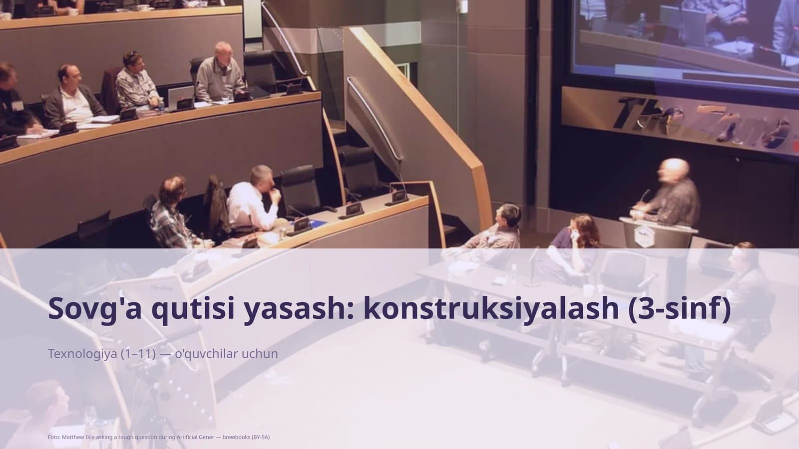 Sovg'a qutisi yasash: konstruksiyalash (3-sinf)