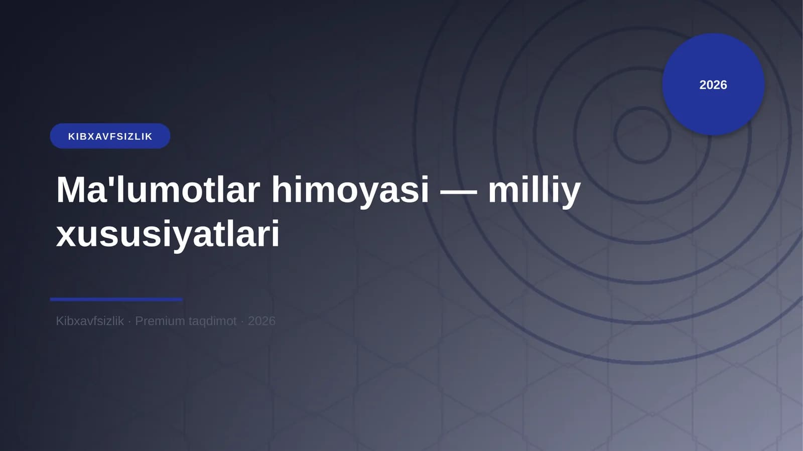 Ma'lumotlar himoyasi — milliy xususiyatlari